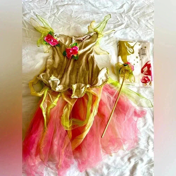 Fairy costume with wand and table cover - Picture 1 of 5